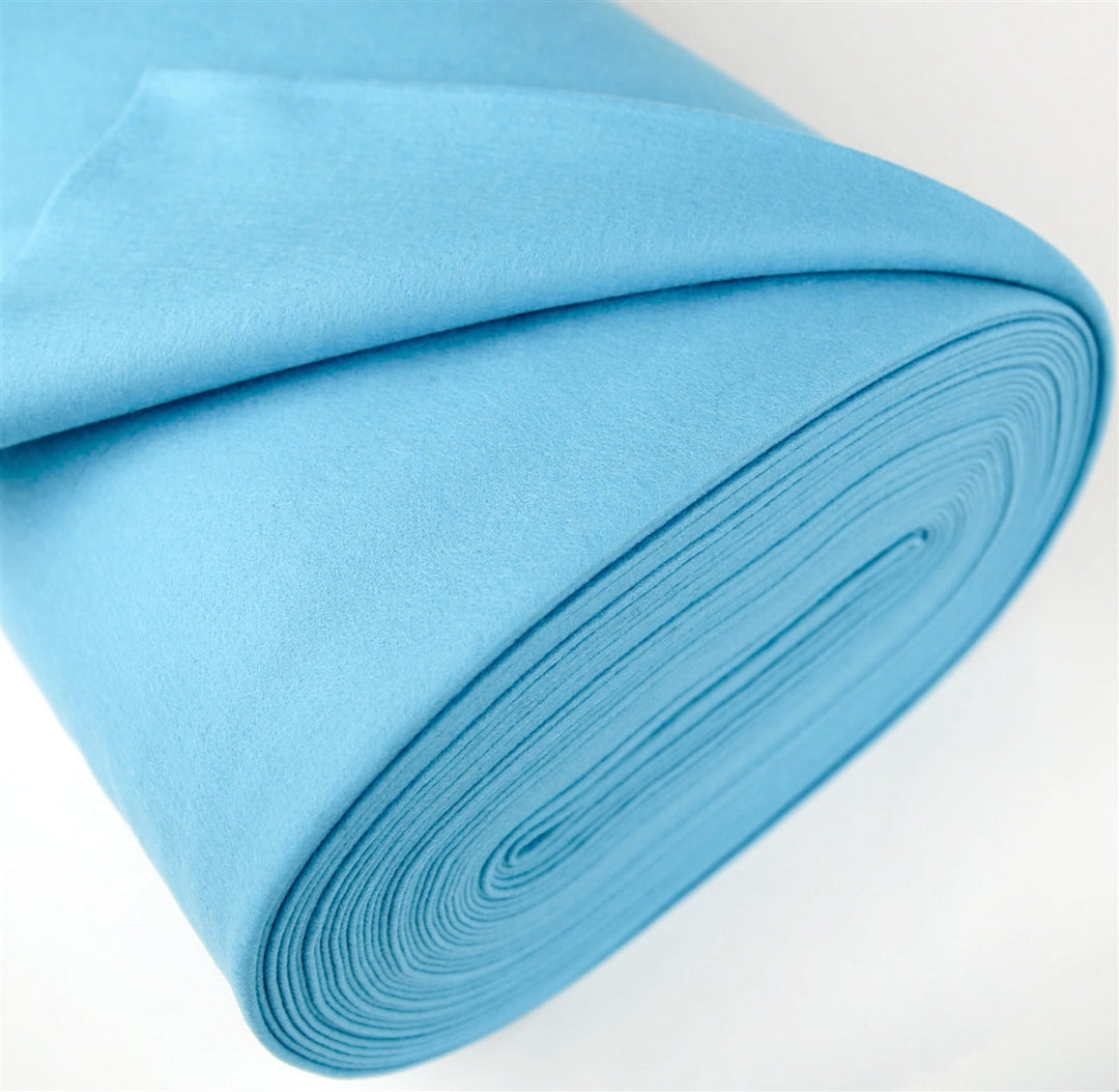 Sky Blue 100% Merino Wool Felt