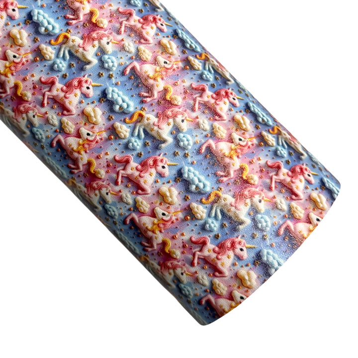 Custom 3D Unicorn Smooth Leatherette