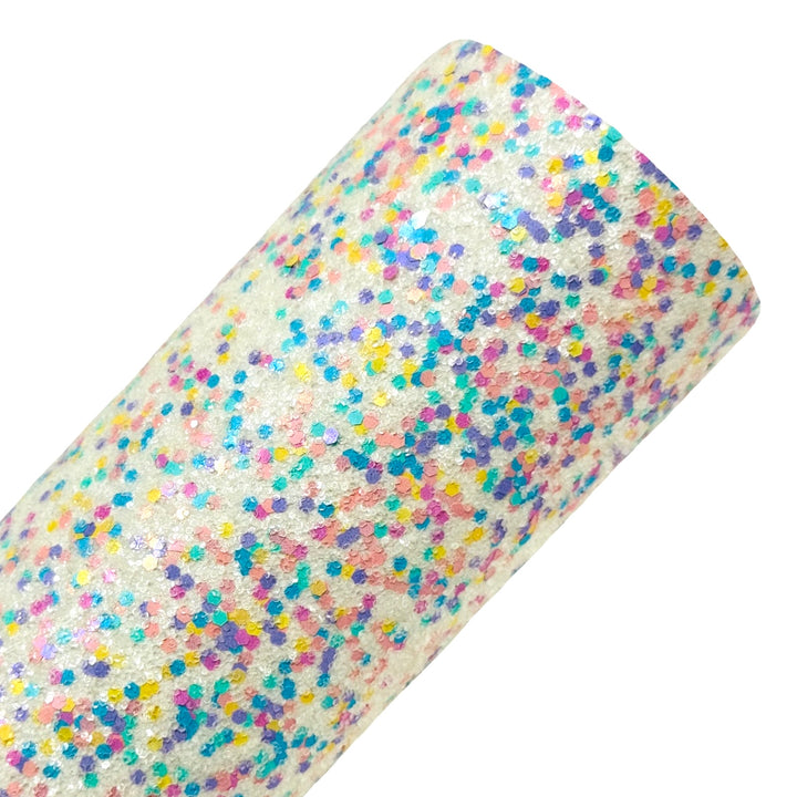 Unicorn Farts Rainbow Chunky Glitter Leather