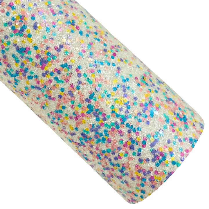 Unicorn Farts Rainbow Chunky Glitter Leather