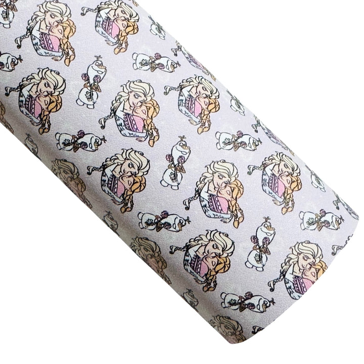 Snow Sisters Faux Suede Leatherette