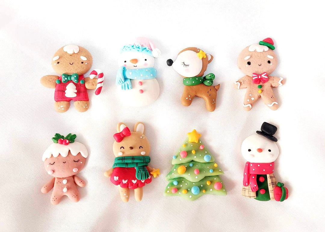 2023 Release Christmas Bow Clays