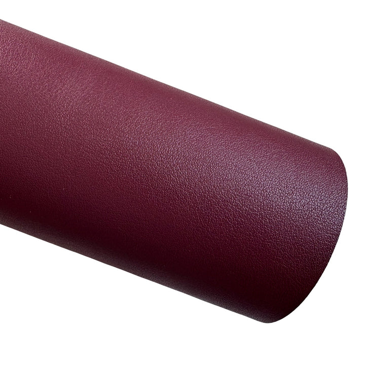 Maroon Smooth Leatherette - Thick 1.2mm - great for School Bows