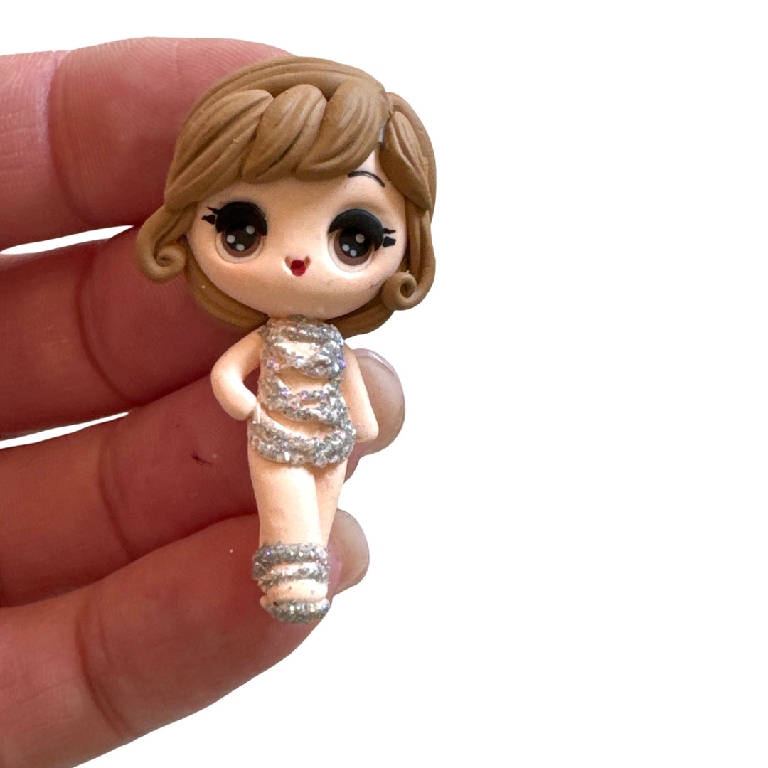 Singer Glitter Outfit Bow Clay from Temptress Maker