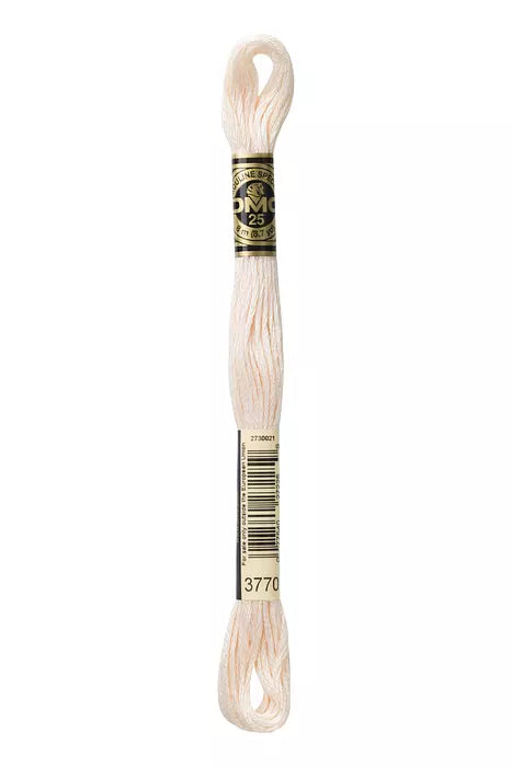DMC Stranded Cotton Threads No. 3770 Eggshell