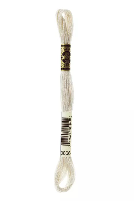 DMC Stranded Cotton Threads No. 3866 Garlic White