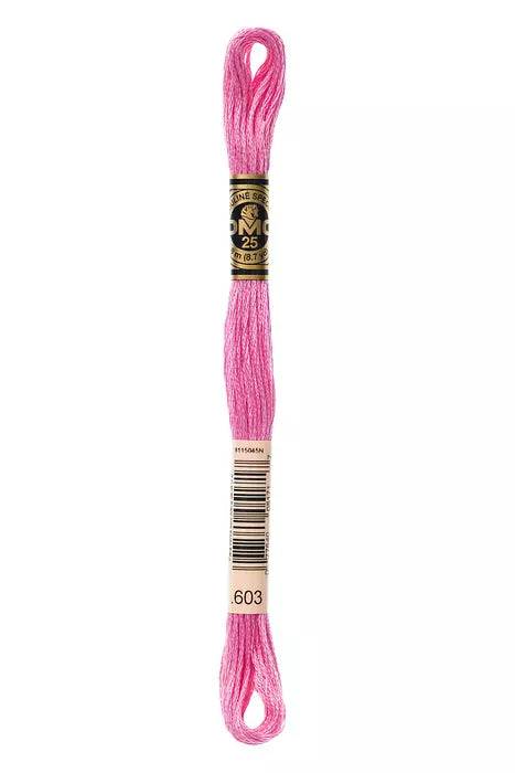 DMC Stranded Cotton Threads No. 603 Macaroon Pink