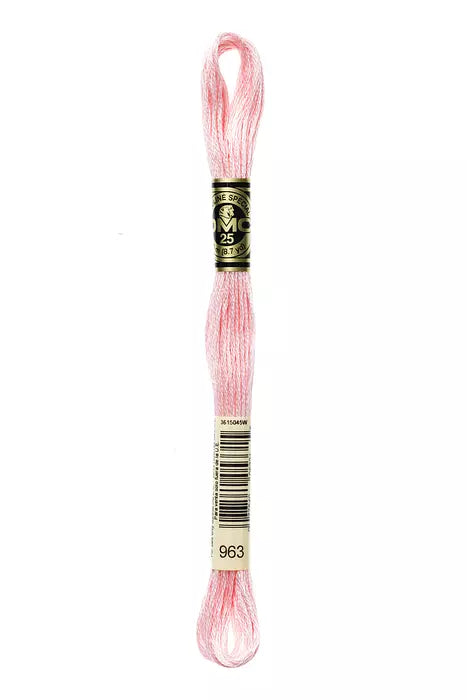 DMC Stranded Cotton Threads No. 963 Candy Pink