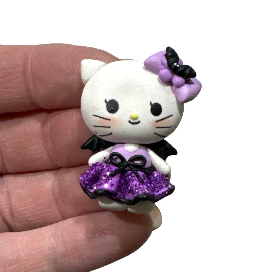 Halloween Kitty Bat Bow Clay Temptress Maker