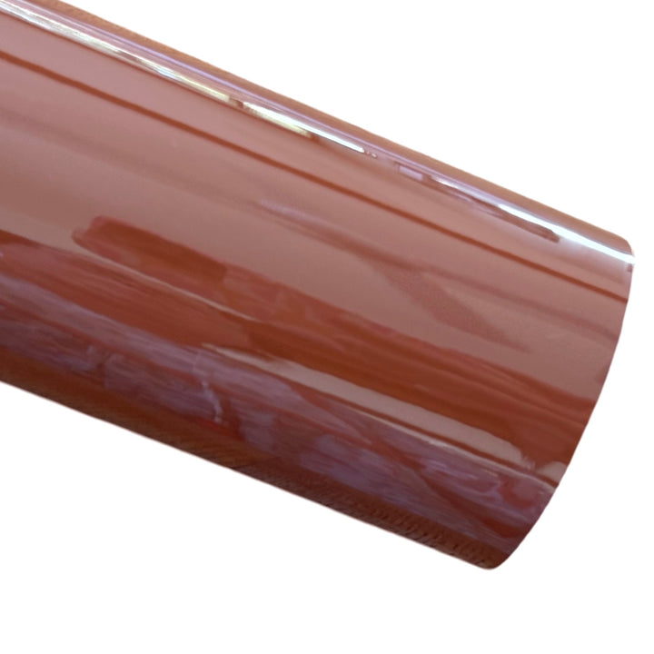 Chocolate Brown Patent Leather