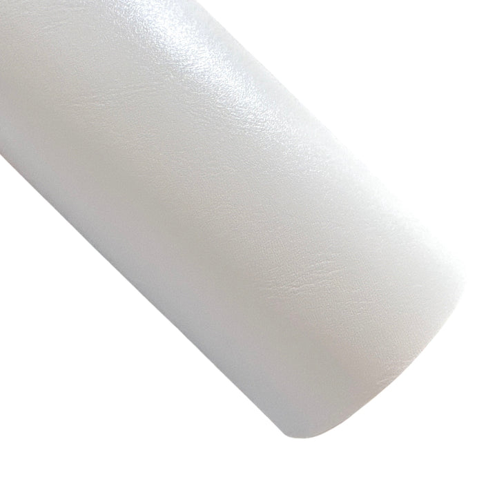 White Smooth Leatherette - 1.2mm Thick - Great Hold for Bows