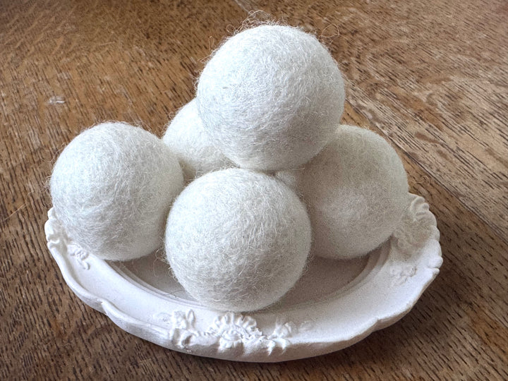 100% Wool Felt Balls 3cm 1.2” ~ Ivory Ecru
