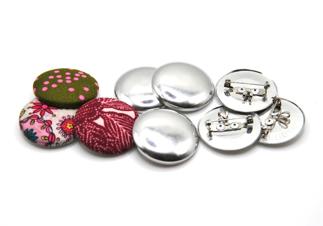 JACKOBINDI Attached Button + Brooch BAIL Backs - Handmade in Melbourne. 38mm and 45mm