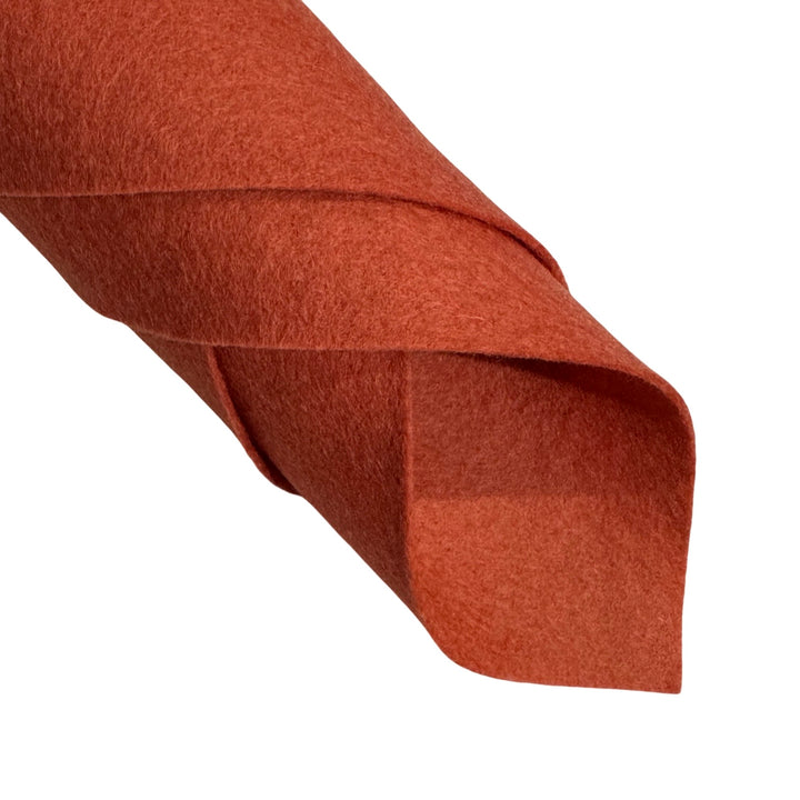 NEW 1mm Terracotta Merino Wool Felt Sheet