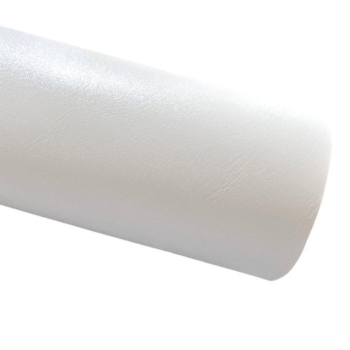 White Smooth Leatherette - 1.2mm Thick - Great Hold for Bows