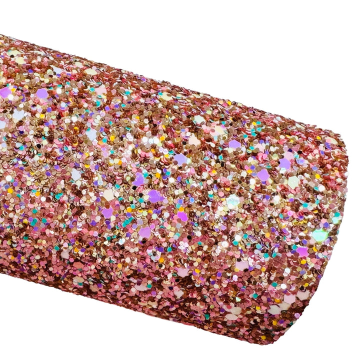 Candy Bomb Chunky Glitter Fabric Sheet