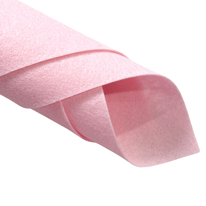 Barely Pink Merino Wool Felt Sheets and Yards