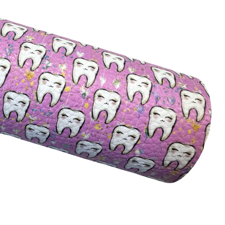 Feuille de tissu en faux similicuir Fée des dents