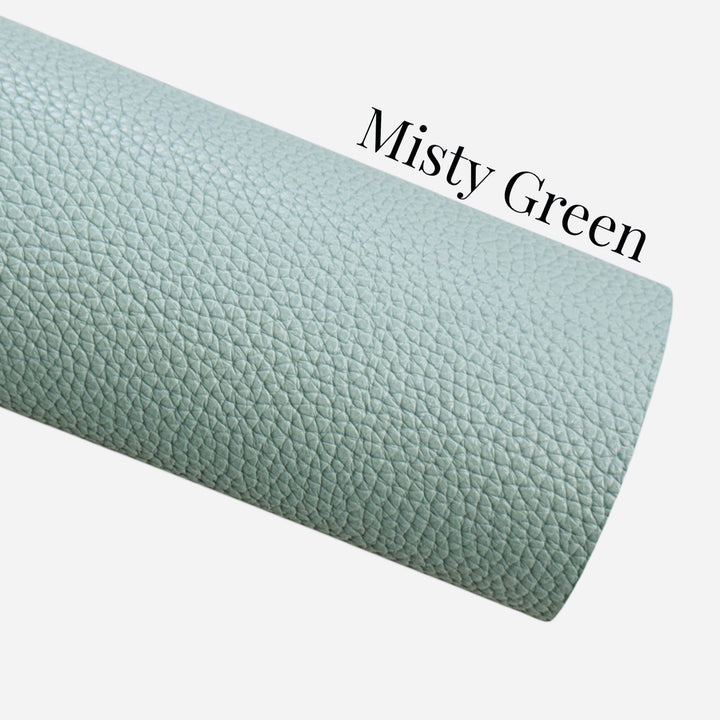 Misty Green Faux Leatherette