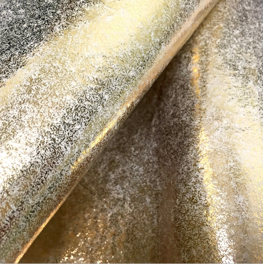 Metallic Gold Felt Merino Wool Felt