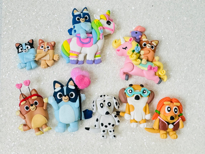 Pup on Unicorn Clay from Temptress Maker