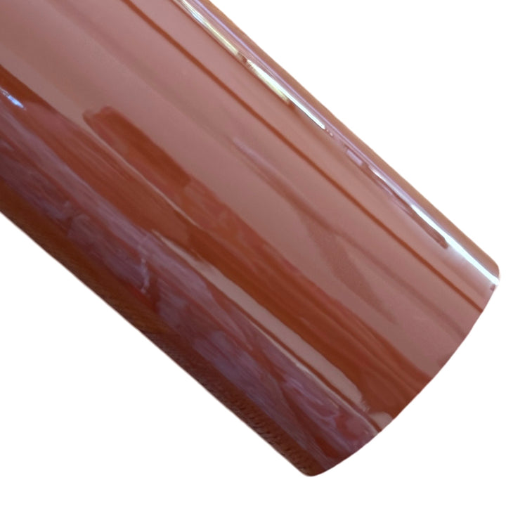 Chocolate Brown Patent Leather