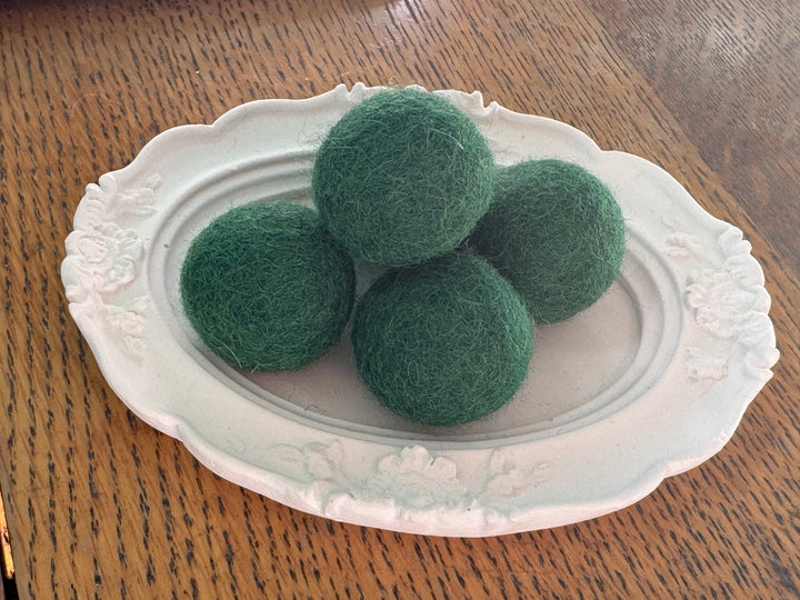 100% Wool Felt Balls 2cm 3/4” ~ Hunter Green