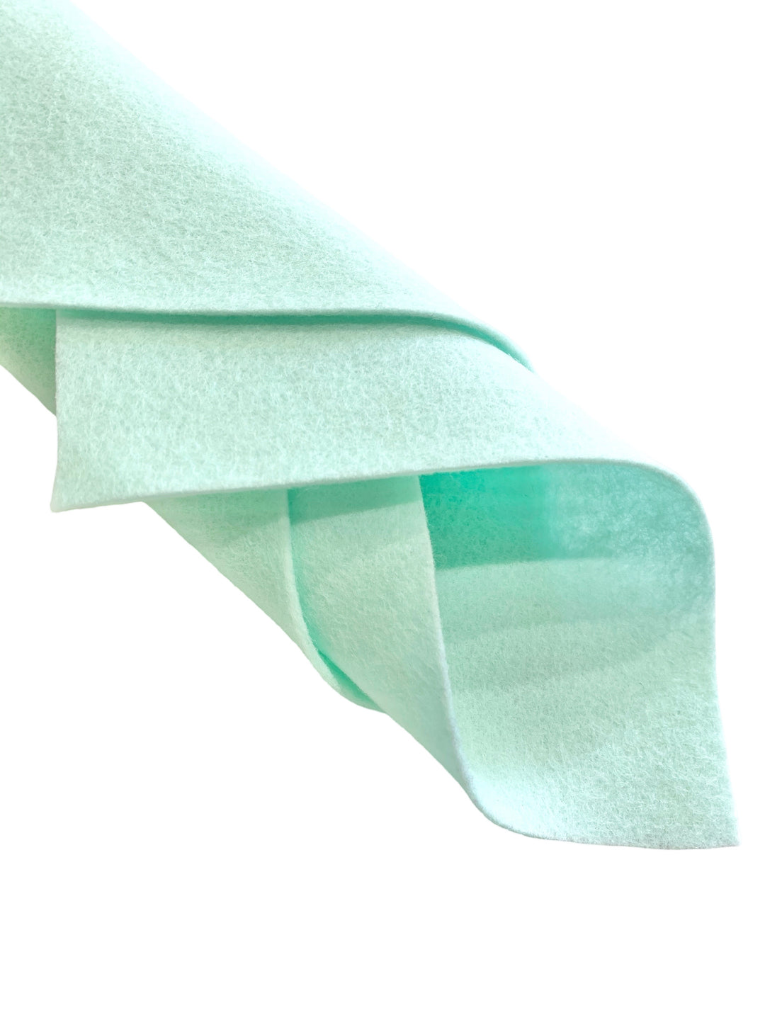 Feuille de feutre de laine pure mérinos Sea Breeze Kiss 1 mm 20 x 30 cm