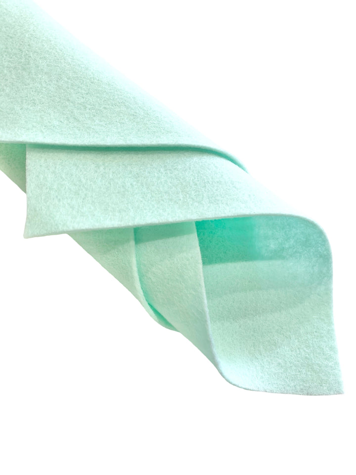 Feuille de feutre de laine pure mérinos Sea Breeze Kiss 1 mm 20 x 30 cm
