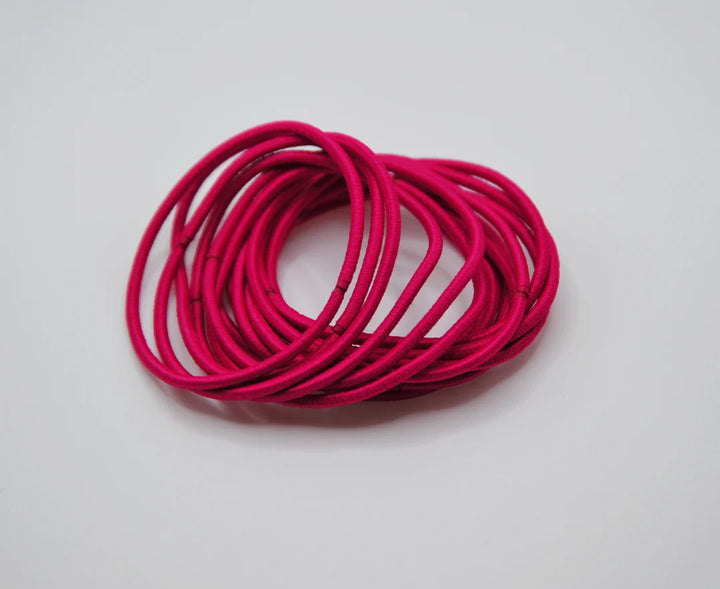 Thin Elastic Hair Ties