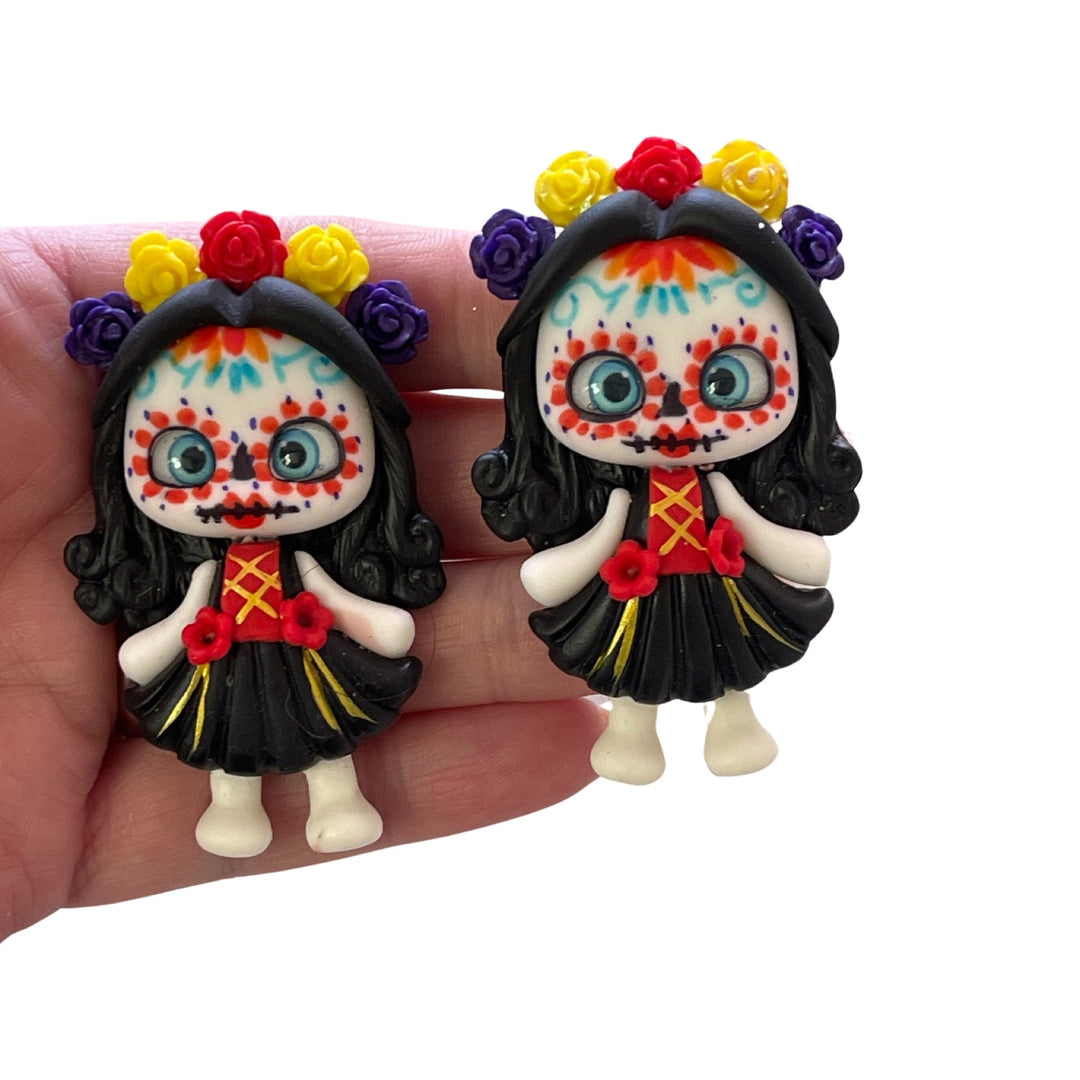 Day of the Dead Bow Clay - Día de los Muertos bow clays