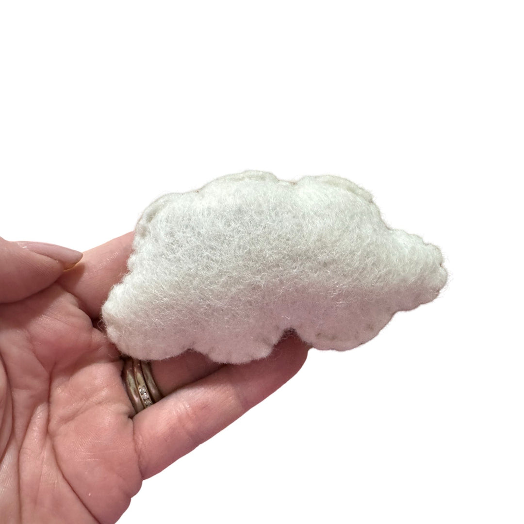 100% Wool Felt Shapes - Clouds