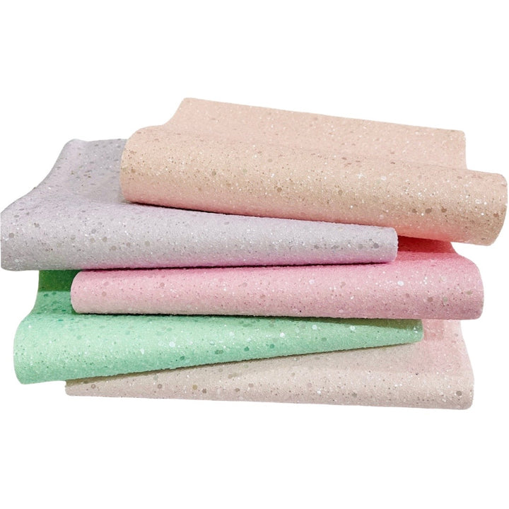 Blush Pink Frosty Chunky Glitter avec paillettes hexagonales