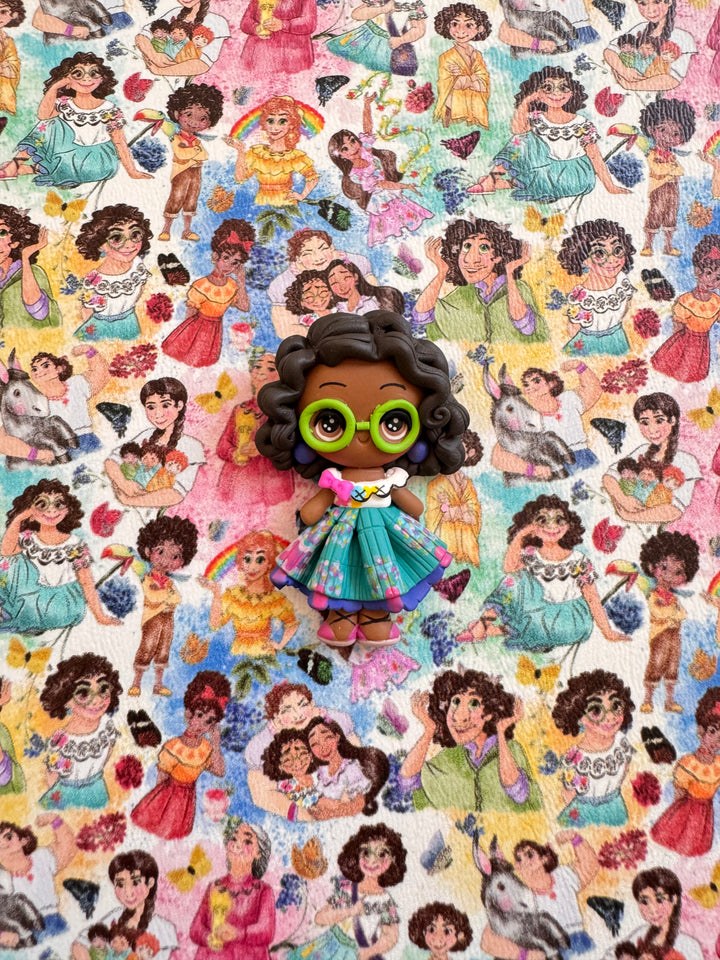 Enchanted Family Luisa on Donkey Bow Clay - Luxe Maker