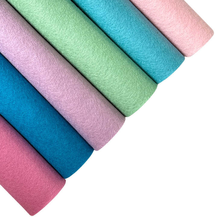 Summertime 6 Sheet Wool Felt Bundle