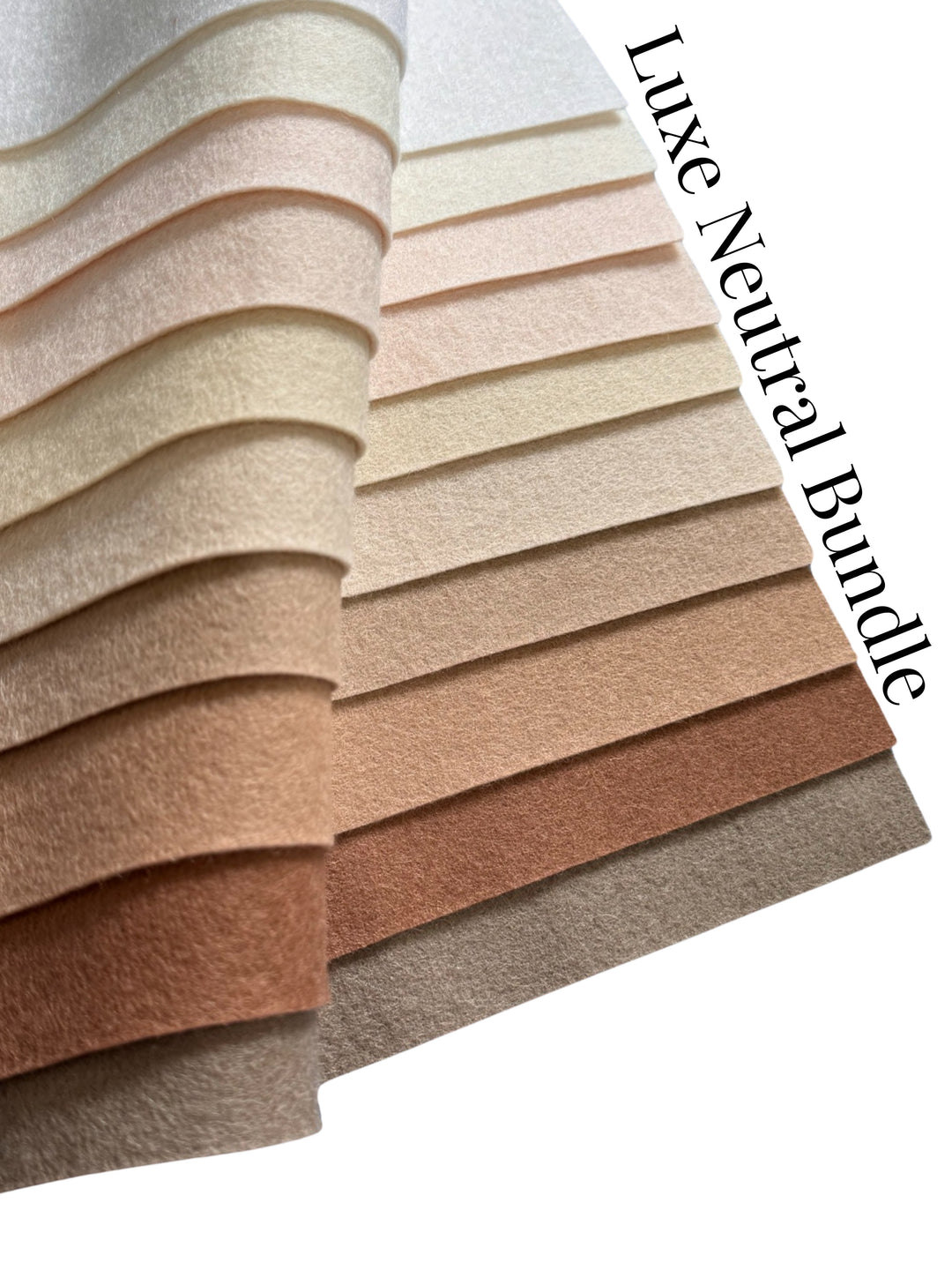 Luxe Neutrals Merino Wool Felt 10 Sheet Bundle