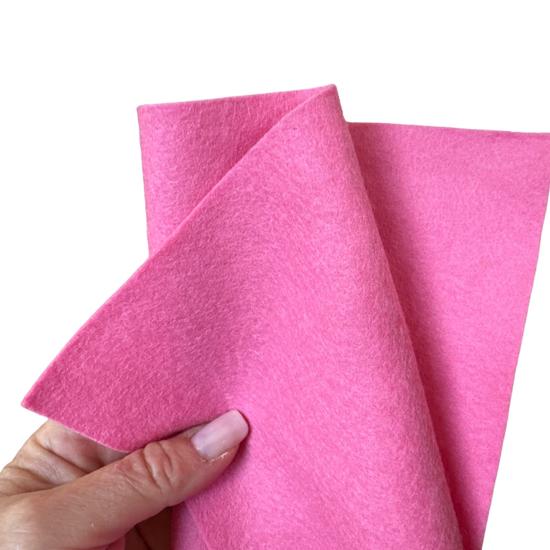 Pink Sherbert 100% Merino Wool Felt