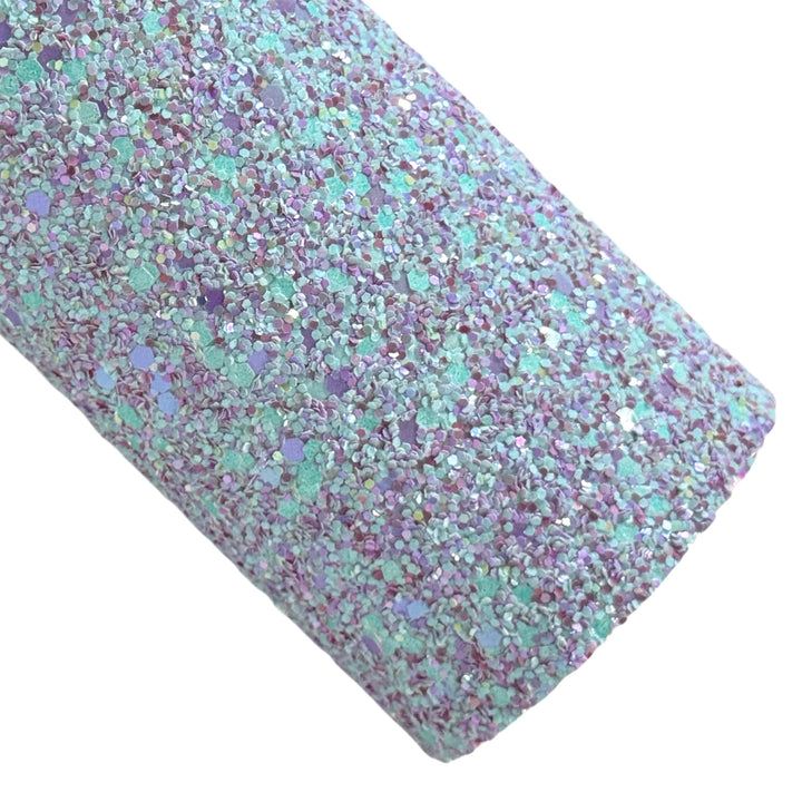 Mermaid Realm Chunky Glitter Leather