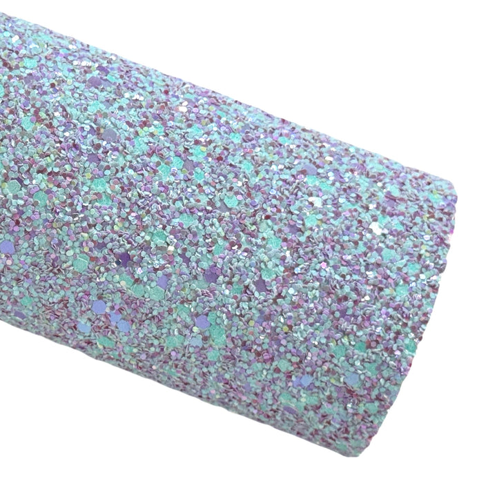 Mermaid Realm Chunky Glitter Leather