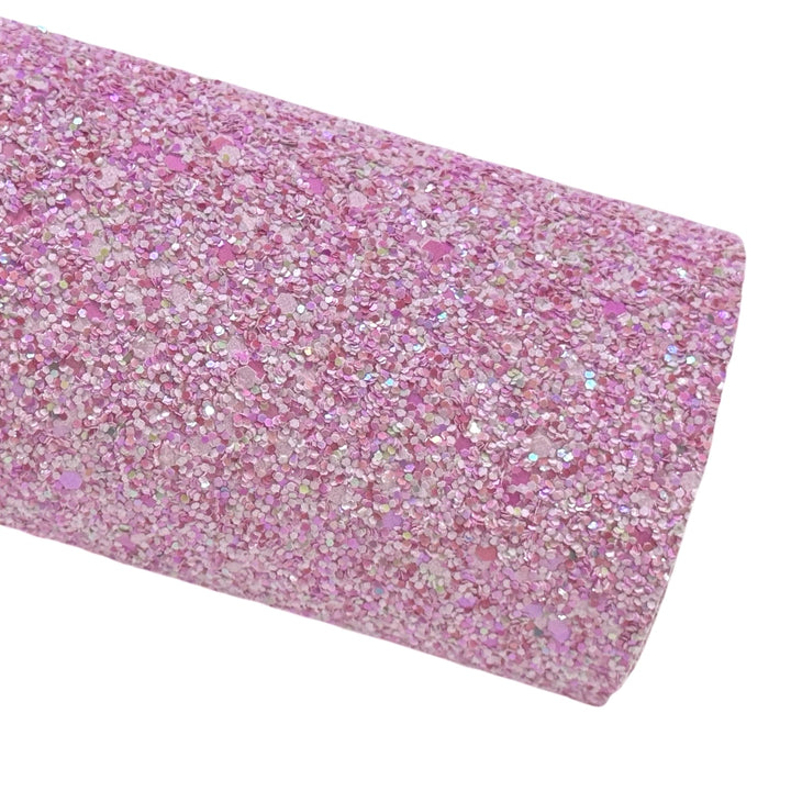 Musk Sticks Pink Chunky Glitter Leather