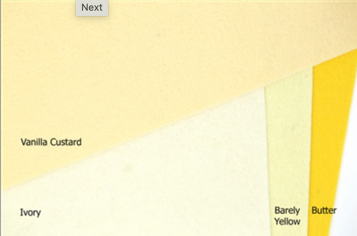 Vanilla Custard 100% Merino Wool Felt - New Colour Release