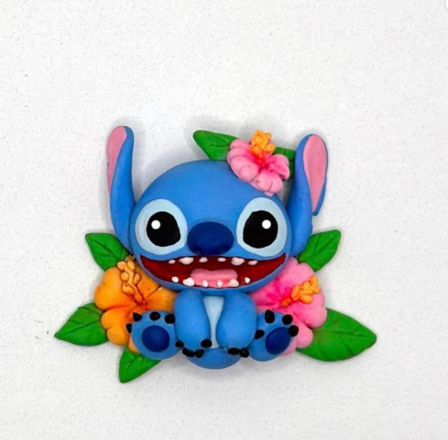 Blue Alien Bow Clay by Temptress Maker