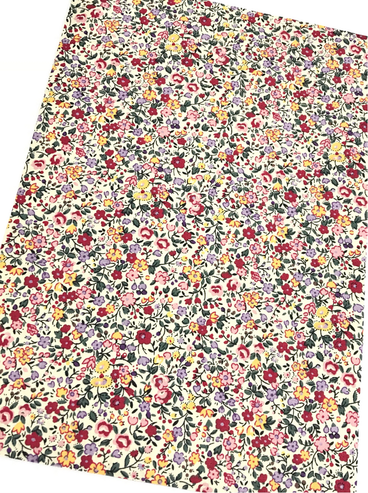 Petite Floral Pink - Les Fleurs Double Sided Fabric Wool Felt Sheets