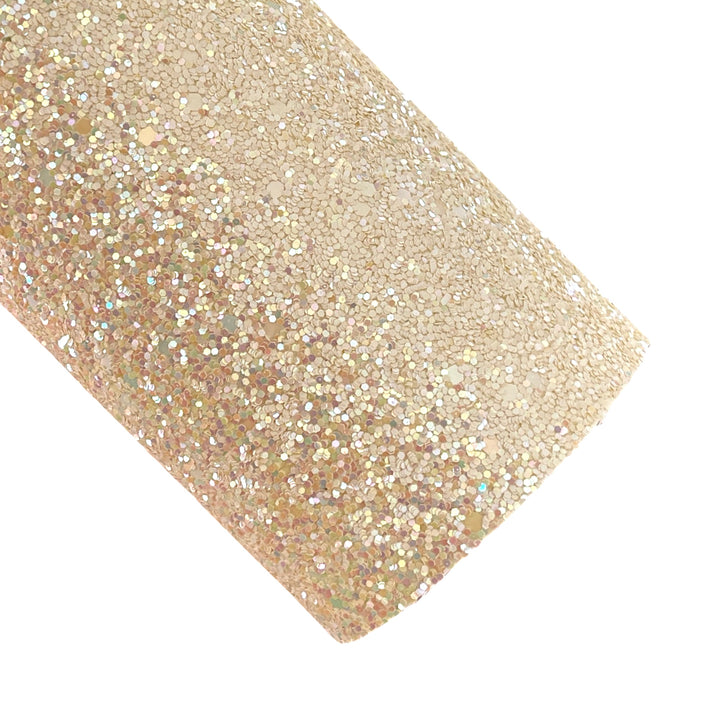 Paillettes épaisses jaune pâle
