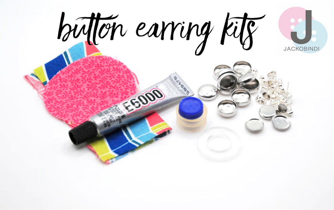 Kits de boucles d'oreilles bouton JACKOBINDI