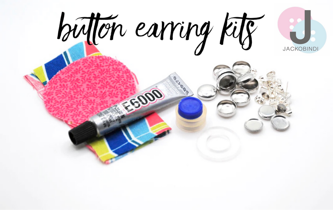 JACKOBINDI Button Earring Kits