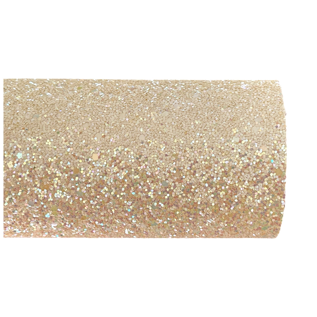 Paillettes épaisses jaune pâle