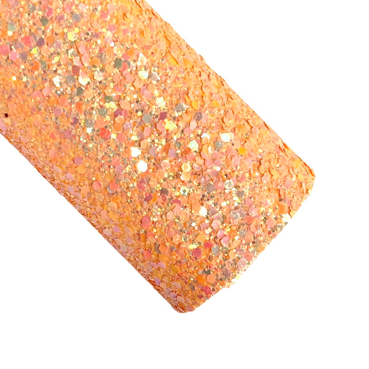 Pêches Holo Chunky Glitter Cuir