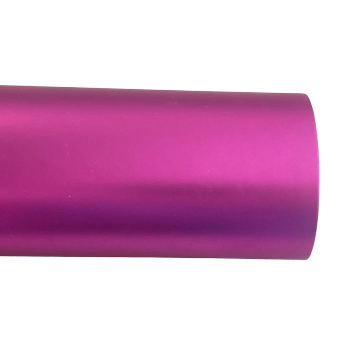 Magenta Matte Metallic Leatherette