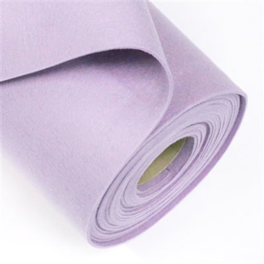 Lilac 100% Merino Wool Felt